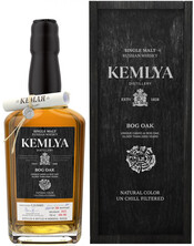 Виски Kemlya Bog Oak в деревянной коробке 49% 0,7 л