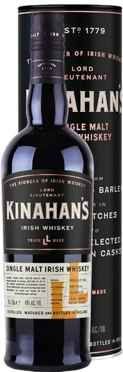 Виски Kinahan's LL Single Malt в тубе 46% 0,7 л