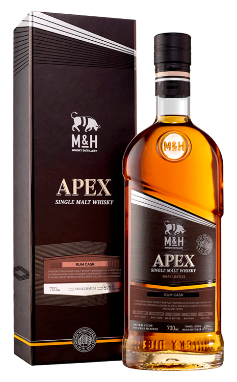 Виски M&H Apex Rum Cask, 0.7 л