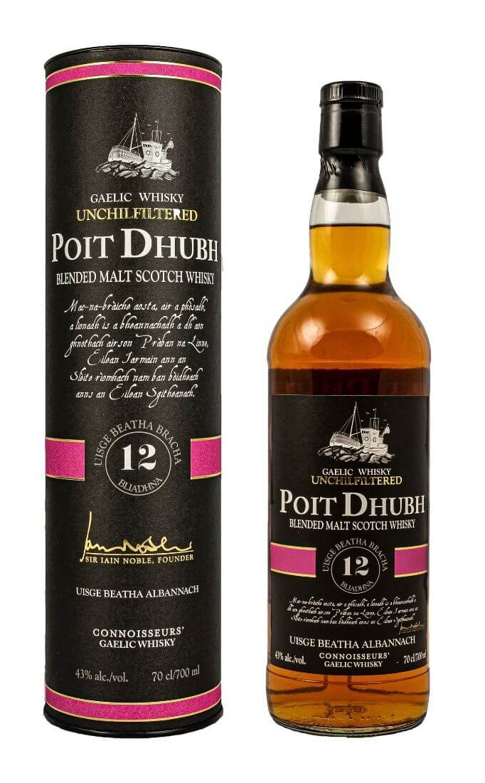 Виски Poit Dhubh 12 Years Old, 0.7 л