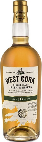 Виски West Cork 10 Years 40% 0,7 л