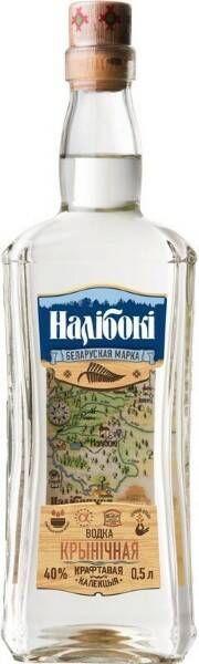 Водка Налибоки Родниковая 40% 0,5л