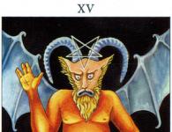 Major Arcana Tarot Devil (15 Arcana): Bedeutung und Kombination mit anderen Karten